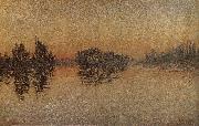 Paul Signac Sunset France oil painting artist